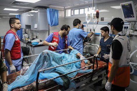 El Hospital Al Ahli es el único que funciona en el norte de Gaza, con 250 pacientes hospitalizados.