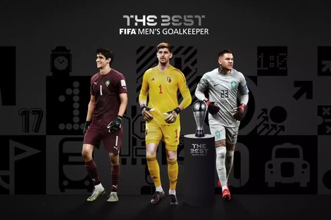 Bono, Courtois y Ederson, nominados para quedarse con el premio al mejor arquero del 2023 (Imagen: FIFA).