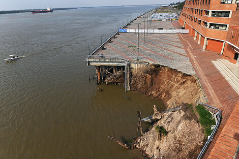 La reparación del muelle del Parque España esta en riesgo tanto como el muelle mismo.