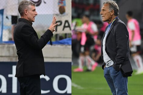 Martín Palermo y Miguel Russo (Fuente: Fotobaires)