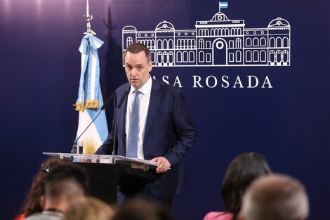 Manuel Adorni, vocero presidencial. El ajuste o el caos