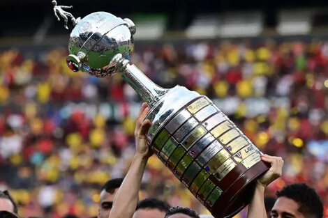 Trofeo de la Copa Libertadores.