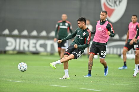 River Plate: Echeverri podría ser titular en la final 