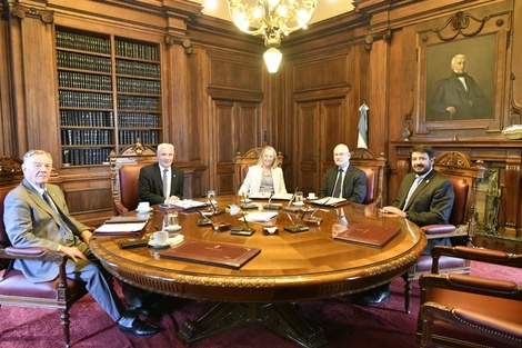 Juan Martín Mena visitó a la Suprema Corte