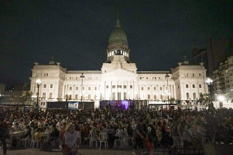 Una Navidad popular frente al Congreso