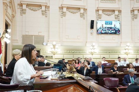 Clara García presidió la sesión de la Cámara baja.