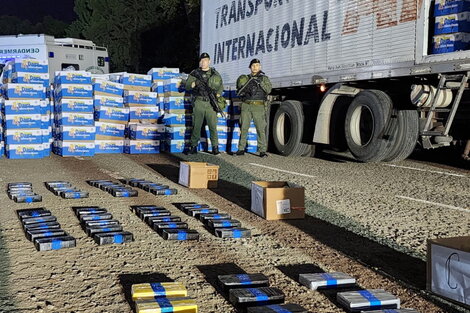 Secuestraron casi 60 kilos de cocaína ocultos en cajones de bananas