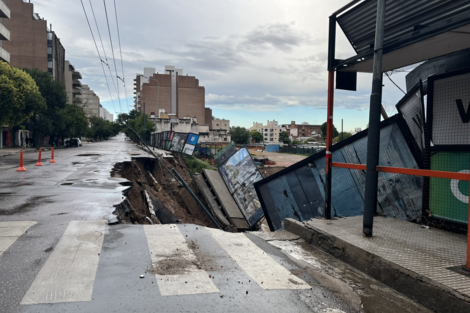 La situación fue similar en La Calera y Villa Allende, en las sierras chicas de Gran Córdoba.