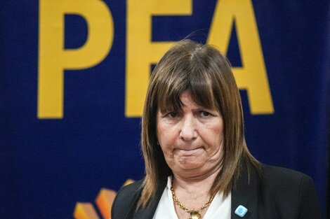 Patricia Bullrich, con su habitual cuota de show mediático.