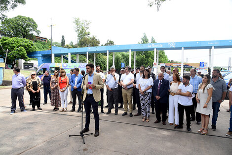 El gobernador Pullaro y Javkin en el lanzamiento del operativo 