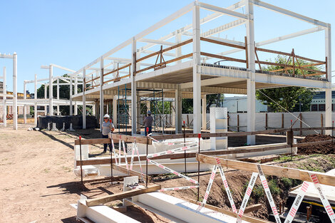 La escuela primaria Barrio Nuevo Alberdi está construida en un 20%. 