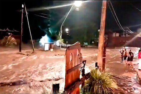 Un temporal en Córdoba provocó inundaciones y destrozos