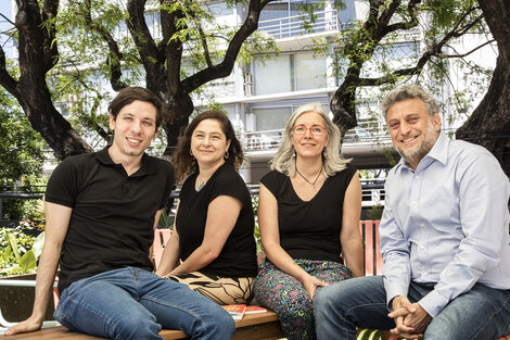 Marcelo Gutiérrez, Mar Lucas, Cecilia Valeriano y Leandro Cahn (Fuente: Sebastián Freire)