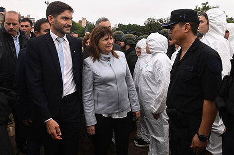 El gobernador Pullaro y la ministra Bullrich comparten los lineamientos de "mano dura" en seguridad