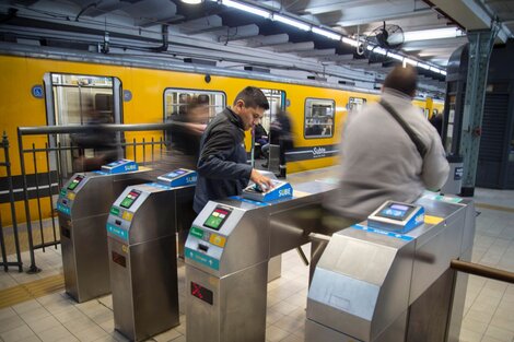 Subte: levantan molinetes este jueves en la línea A