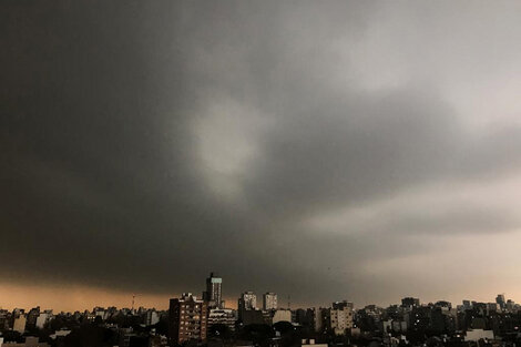 Alertas del SMN por lluvias y tormentas fuertes en 9 provincias