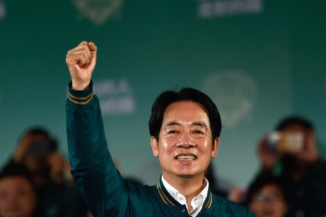 Taiwán eligió como presidente de la isla al separatista Lai Ching-te