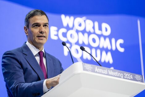 Pedro Sánchez en Davos: "No nos traguemos los viejos postulados neoliberales" 