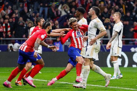 Copa del Rey: Atlético Madrid batió a Real Madrid en otro partidazo