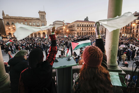 Protestas en España e Italia contra la ofensiva israelí en Gaza