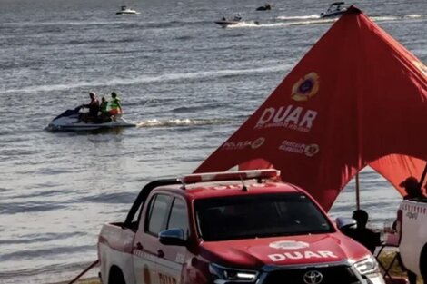 Encontraron el cuerpo sin vida del turista que se cayó de la moto de agua en Córdoba 