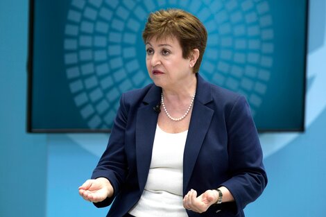 Kristalina Georgieva, titular del Fondo Monetario. 