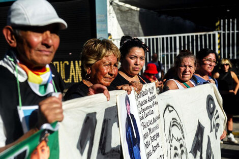 Amigos y familiares se movilizaron el sábado. 