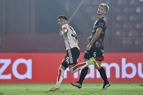 Agustín Ruberto, protagonista del 2-0 de River sobre Barracas