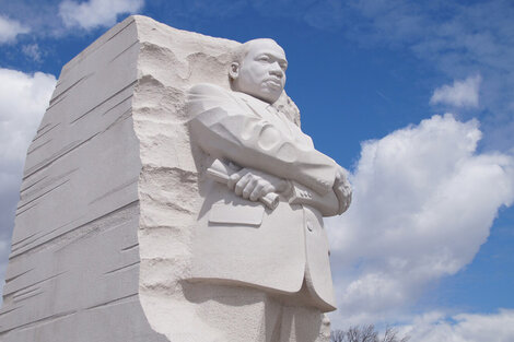 Monumento homenaje al invaluable Martin Luther King Jr.