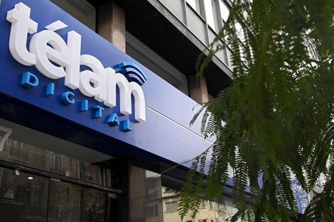 La agencia Télam, una de las empresas que Milei quiere privatizar.