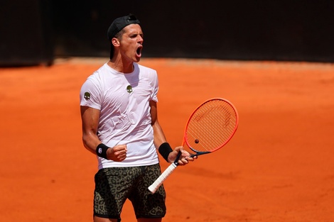 Federico Coria festeja su pasaje a cuartos de final. (Fuente: Prensa Córdoba Open)