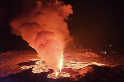 Nueva erupción volcánica en Islandia, la tercera desde diciembre