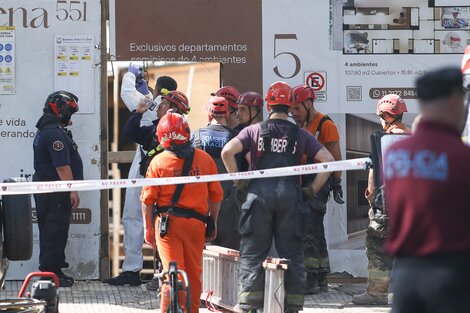 Dos fallecidos tras un derrumbe en Caballito