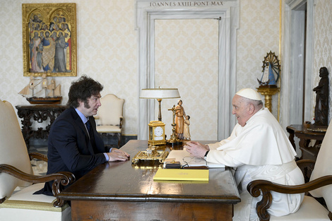 Así fue la reunión entre Javier Milei y el Papa Francisco: las fotos del encuentro