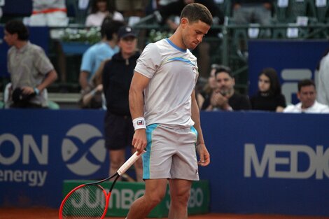 Schwartzman fue derrotado muy rápido.