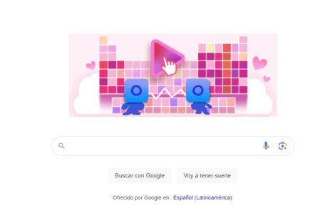 San Valentín: así es el doodle interactivo de Google por el Día de los Enamorados 