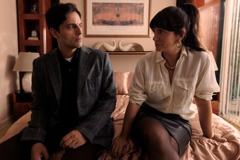 "Descansar en paz", con Joaquín Furriel y Griselda Siciliani se estrena en Netflix el 27 de marzo. Fotos: Alan Roskyn / Netflix