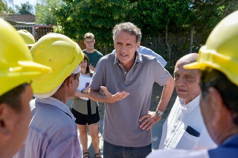 Gabriel Katopodis junto al gobernador Axel Kicillof. 