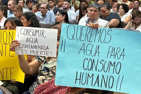 Fuertes denuncias por falta de inversiones y agua no apta para el consumo