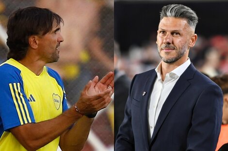 Diego Martínez y Martín Demichelis, dos técnicos en apuros antes del Superclásico