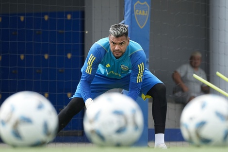 Romero, una de las figuras xeneizes en el Superclásico. (Fuente: NA)