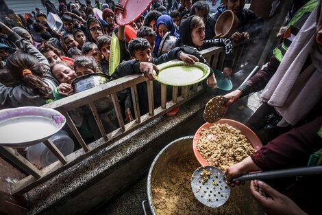 Medio Oriente: un cuarto de los gazatíes está al borde de la hambruna (Fuente: AFP)