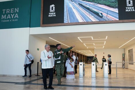 López Obrador inauguró el tramo Cancún-Playa del Carmen del Tren Maya