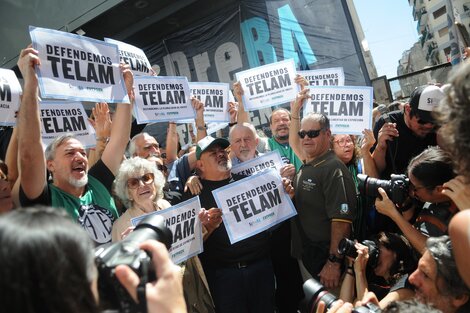 Fuerte repudio al cierre de Télam 