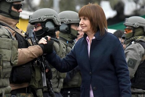 Patricia Bullrich, ministra de Seguridad de la Nación. 