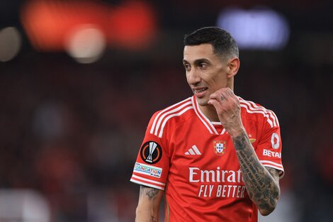 Di María juega el jueves con Benfica, por la Europa League (Fuente: AFP)