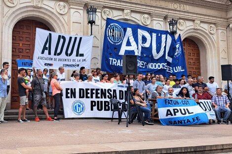 Universidades paralizadas en rechazo al ajuste de Javier Milei