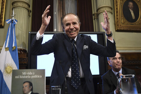 El Gobierno planea colocar el busto de Carlos Menem en la Casa Rosada