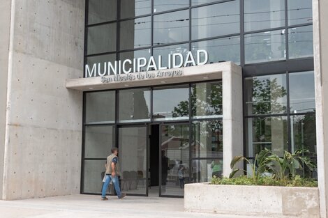 La Municipalidad de San Nicolás fue allanada ayer. 
