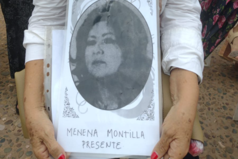 Homenaje a la militante peronista Menena Montilla 